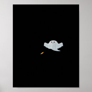 Eet, drink en wees eng Halloween trendy casual Poster