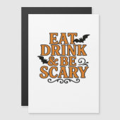 Eet, drink en wees eng Halloween vintage grafisch (Voorkant / Achterkant)