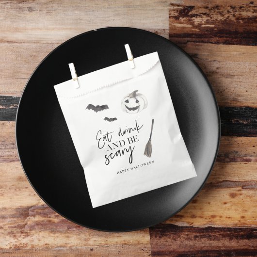 Eet Drink en wees eng | Happy Halloween Bedankzakje