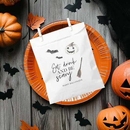 Eet Drink en wees eng | Happy Halloween Bedankzakje