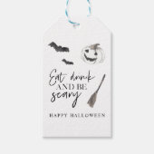 Eet Drink en wees eng | Happy Halloween Cadeaulabel (Voorkant)