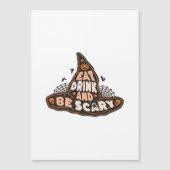 Eet, drink en wees eng heksenhoed esthetisch casua (Voorkant)