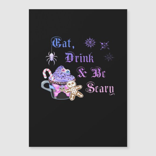 Eet, Drink En Wees Eng Hexmas Cool Uniek Stijl (Voorkant)