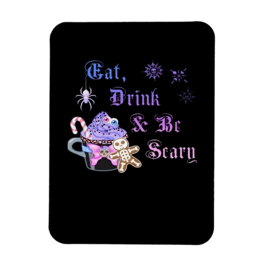 Eet, Drink En Wees Eng Hexmas Cool Uniek Stijl Magneet (Verticaal)