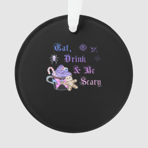 Eet, Drink En Wees Eng Hexmas Cool Uniek Stijl Ornament