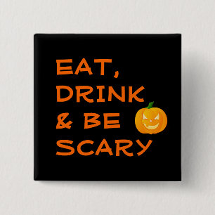 Eet, Drink en wees eng - Jack o' Lantern Button