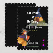Eet, drink en wees eng kaart (Voorkant / Achterkant)