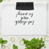 Eet, drink en wees eng! keukenhanddoek (Gevouwen)