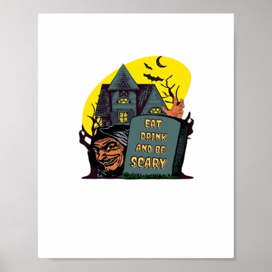 Eet, Drink En Wees Eng Klassiek Eenvoudig Poster (Voorkant)
