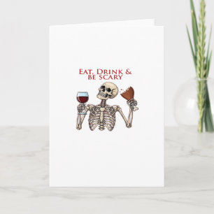 Eet, Drink En Wees Eng Minimaal Clean Kaart