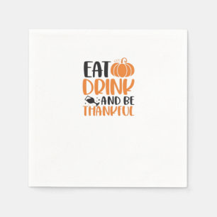 Eet, drink en wees eng minimaal schoon servet