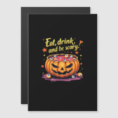 Eet, drink en wees eng Schrikfilm avond Halloween (Voorkant / Achterkant)