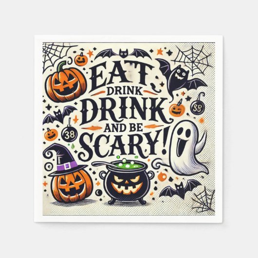 Eet Drink en wees eng Servet (Voorkant)