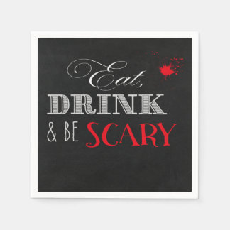Eet, drink en wees eng servetten III