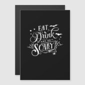 Eet, drink en wees eng uniek en cool (Voorkant / Achterkant)