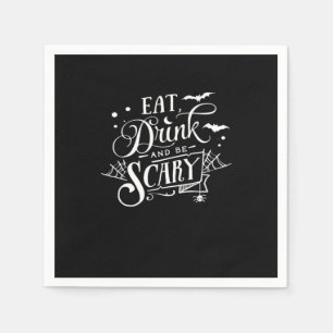 Eet, drink en wees eng uniek en cool servet