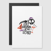 Eet, drink en wees eng vintage grafisch (Voorkant / Achterkant)