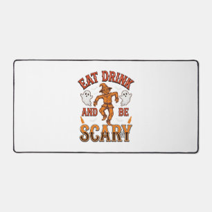 Eet, drink en wees eng vintage Halloween T-shirt D Bureaumat