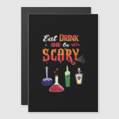 Eet, drink en wees eng vintage kunst (Voorkant / Achterkant)