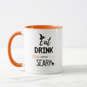 Eet, Drink en wees enge Halloween-Mok Mok