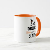 Eet, Drink en wees enge Halloween-Mok Mok (Voorkant rechts)