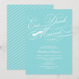 Eet Drink en wees gehuwd met een repetitief diner Kaart