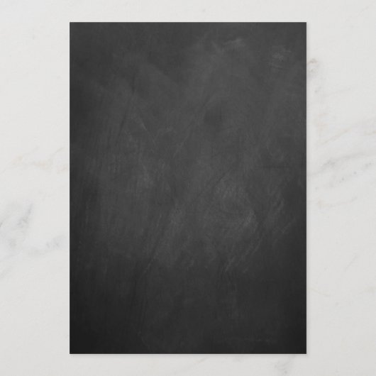 Eet, Drink en wees getrouwd - bord bruiloft Kaart (Achterkant)