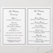 Eet, Drink en wees getrouwd Modern Black/White Wed (Achterkant)