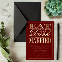 Eet, Drink en wees getrouwd Modern Wedding Real