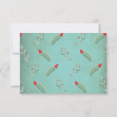 Eet, drink en wees getrouwd RSVP antwoordkaart (Achterkant)