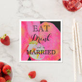 Eet, drink en wees getrouwd servetten (Insitu)