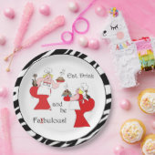 "Eet, Drink en wees geweldig!" Papieren Bordje (Feest)