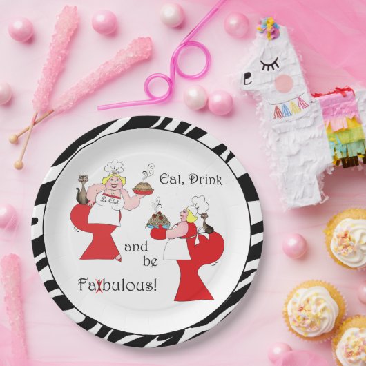 "Eet, Drink en wees geweldig!" Papieren Bordje (Feest)