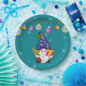 Eet Drink en wees Gnomie Papieren Bordje (Feest)