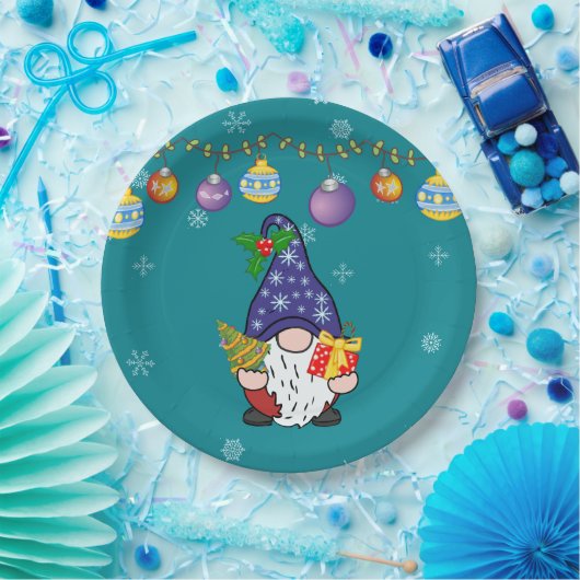 Eet Drink en wees Gnomie Papieren Bordje (Feest)