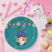 Eet Drink en wees Gnomie Papieren Bordje (Feest)