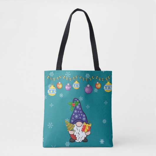 Eet Drink en wees Gnomie Tote Bag (Voorkant)
