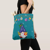 Eet Drink en wees Gnomie Tote Bag (Dichtbij)
