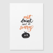 Eet, drink en wees grappig eng Halloween (Voorkant)