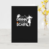 Eet, drink en wees grappig eng kaart (Gele Bloem)