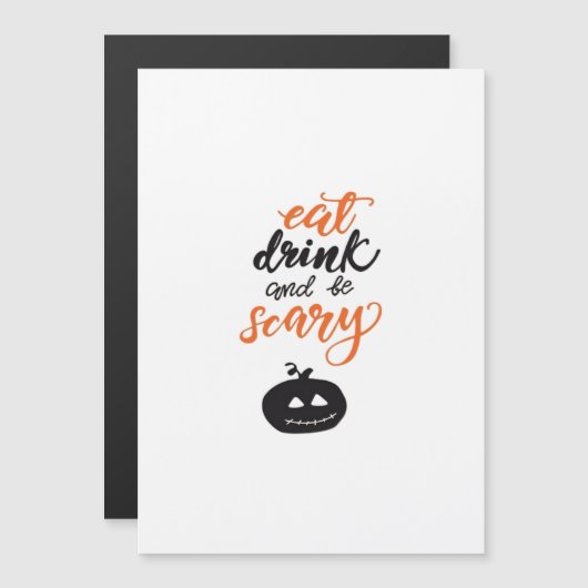 Eet Drink En Wees Grappig Enge Halloween (Voorkant / Achterkant)