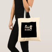 Eet, drink en wees grappig griezelig tote bag (Voorkant (product))