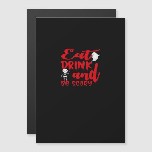 Eet, drink en wees griezelig cool casual (Voorkant / Achterkant)