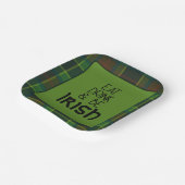 "Eet, Drink en wees Iers" Paper Bord (Gebogen)