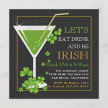 Eet, Drink en wees Iers St. Patrick's Day Cocktail