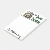 Eet, drink en wees Ierse kabouternaotjes Post-it® Notes (Schuin)