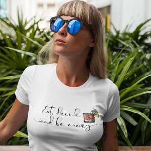Eet Drink en Wees Mary Bloody Mary drank T-shirt