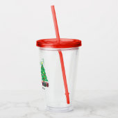 Eet, Drink en wees Merry Acryl Drinkbeker (Links)