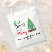 Eet, Drink en wees Merry Bedankzakje (Geknipt)