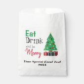 Eet, Drink en wees Merry Bedankzakje (Voorkant)